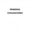 PRIMERAS CIVILIZACIONES