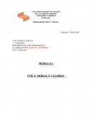 ANÁLISIS DE ÉTICA MORAL Y VALORES