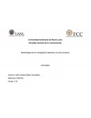 Metodología de la investigación aplicada a la comunicación. Conceptos