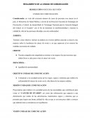 REGLAMENTO DE LA UNIDAD DE COMUNICACIÓN