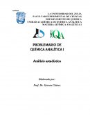 Problemario Química Analítica: Estadística