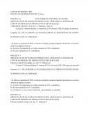 COSTOS DE PRODUCCIÓN. PRACTICAS DE PRESUPUESTOS