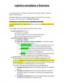 Logística estratégica y financiera