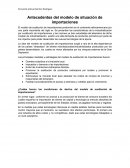 Antecedentes del modelo de situacion de importaciones