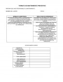 FORMATO DE MANTENIMENTO PREVENTIVO