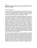 MIGRACIÓN DE CIUDADANOS VENEZOLANOS UNA PROBLEMÁTICA QUE AFECTA A COLOMBIA