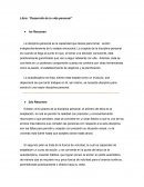 Libro: “Desarrollo de tu vida personal”