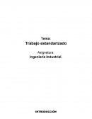 Trabajo estandarizado