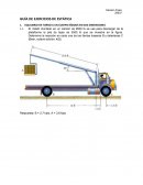 GUÍA DE EJERCICIOS DE ESTÁTICA