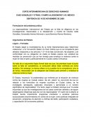 ANALISIS SENTENCIA CAMPO ALGODONERO