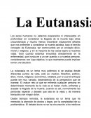 La Eutanasia
