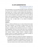 El acto administrativo