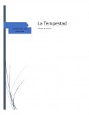 Informe de Lectura: libro “La “Tempestad”