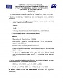 GUÍA DE EJERCICIOS DE MATEMÁTICA