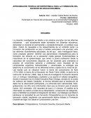 APROXIMACIÓN TEORICA ONTOEPISTEMICA PARA LA FORMACIÓN DEL DOCENTE EN EDUCACION MEDIA