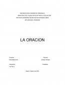 La oracion