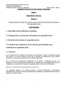 Ssistema de seguridad social