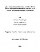 Programa: Filosofía – Historia social de las ciencias
