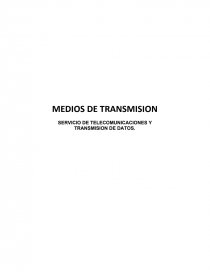 SERVICIO DE TELECOMUNICACIONES TRANSMISION DE DATOS. Página 1