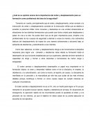 Importancia del Orden y Desplazamiento