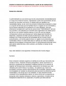 Analizar la historia de la administración a partir de las instituciones ( Punto para el trabajo con defensa de Introducción Ciencias Económicas )