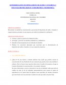 DETERMINACIÓN DE HIPOCLORITO DE SODIO Y VITAMINA C POR VOLUMETRÍA REDOX (YODOMETRÍA-YODIMETRÍA)