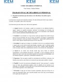 TRABAJO FINAL DE DESARROLLO PERSONAL