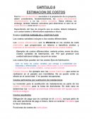 ESTIMACION DE COSTOS