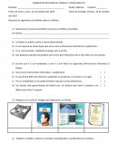 TRABAJO DE REFUERZO DE LENGUA Y LITERATURA N°1