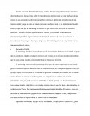 Ensayo “Alcances y retos del marketing internacional”