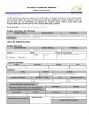 Historia Clínica Escolar