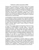 Planificación y políticas empresariales de RRHH