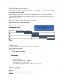 Definición de gestión de proyectos