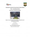 Educación del niño sordo