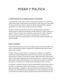 PODER Y POLITICA. EL PODER PERSONAL DE LOS GRANDES LIDERES DE LOS NEGOCIOS