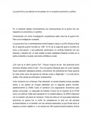 La guerra fría y sus efectos en los países con un proyecto económico y político