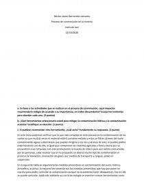 MINERIA. Proceso de conminuciòn en la minería. Página 1