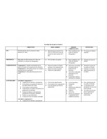 MATRIZ DE MARCO LOGICO. Página 1