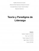 Teoria y paradigma de liderazgo