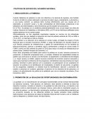 POLÍTICAS DE ESTADO DEL ACUERDO NACIONAL