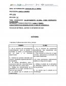 TEÓRICO PRÁCTICO: CLIMA Y TIEMPO. CARACTERÍSTICAS GENERALES DEL CLIMA DE VENEZUELA
