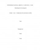 Fundamentos del conocimiento científico