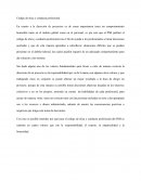 Codigo de etica y conducta profesional