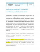 Investigación bibliográfica: Los métodos cuantitativos y cualitativos más usados