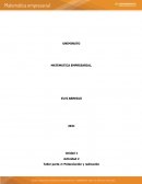 Matematicas empresarial