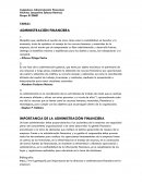 Administración financiera, conceptos