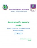 MARCO JURÍDICO DE LA ADMINISTRACIÓN PÚBLICA FEDERAL