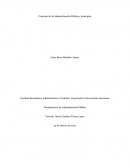 Fundamentos de Administración Pública
