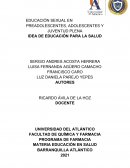 EDUCACIÓN SEXUAL EN PREADOLESCENTES, ADOLESCENTES Y JUVENTUD PLENA