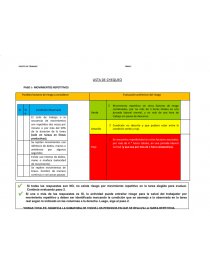 Lista de chequeo minsal. Página 1